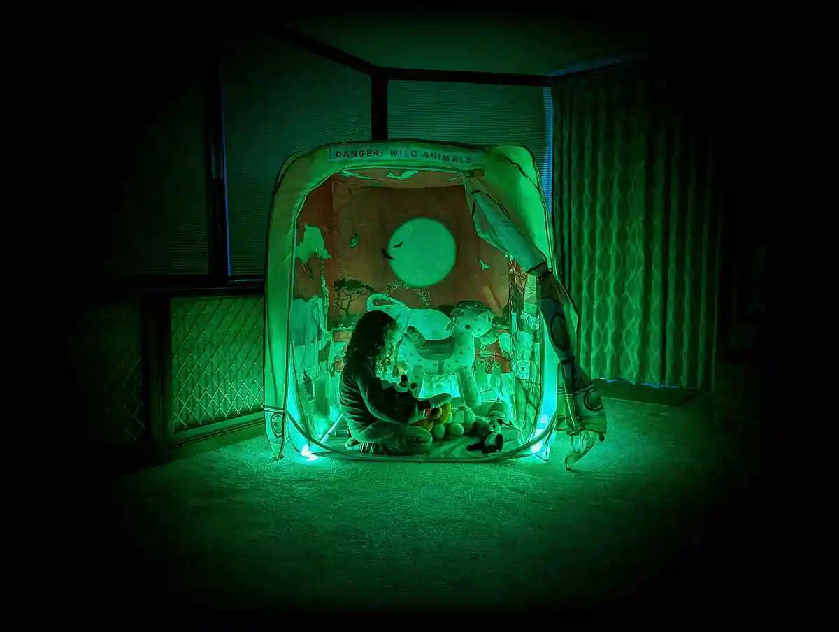 Sensory lighting pods