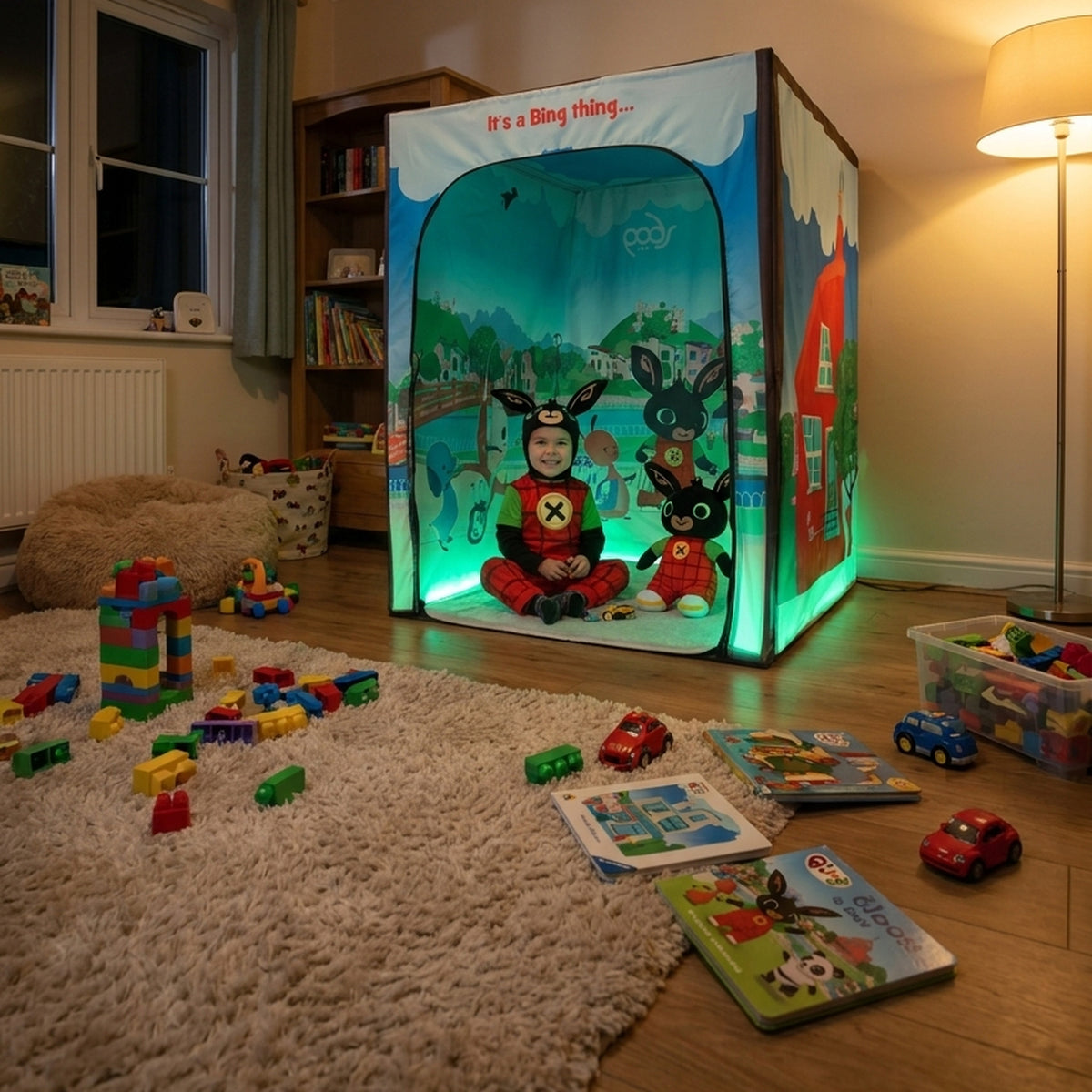 Bing PODSgo pop up play tent in a playroom, view 2