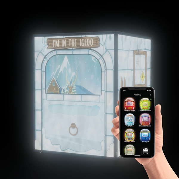 PODSgo Kids Sensory Tent Polar Ice Igloo Bundle