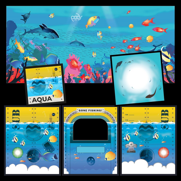 PODSgo Sub Aqua Quest Adventure Jacket Set by PODS Play, Interchangeable Inner & Outer Adventure Jackets, Transform Your PODSgo Into a New Adventure