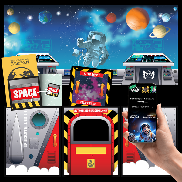 PODSgo Galactic Space Adventure Jacket Set by PODS Play, Interchangeable Inner & Outer Adventure Jackets, Transform Your PODSgo Into a New Adventure
