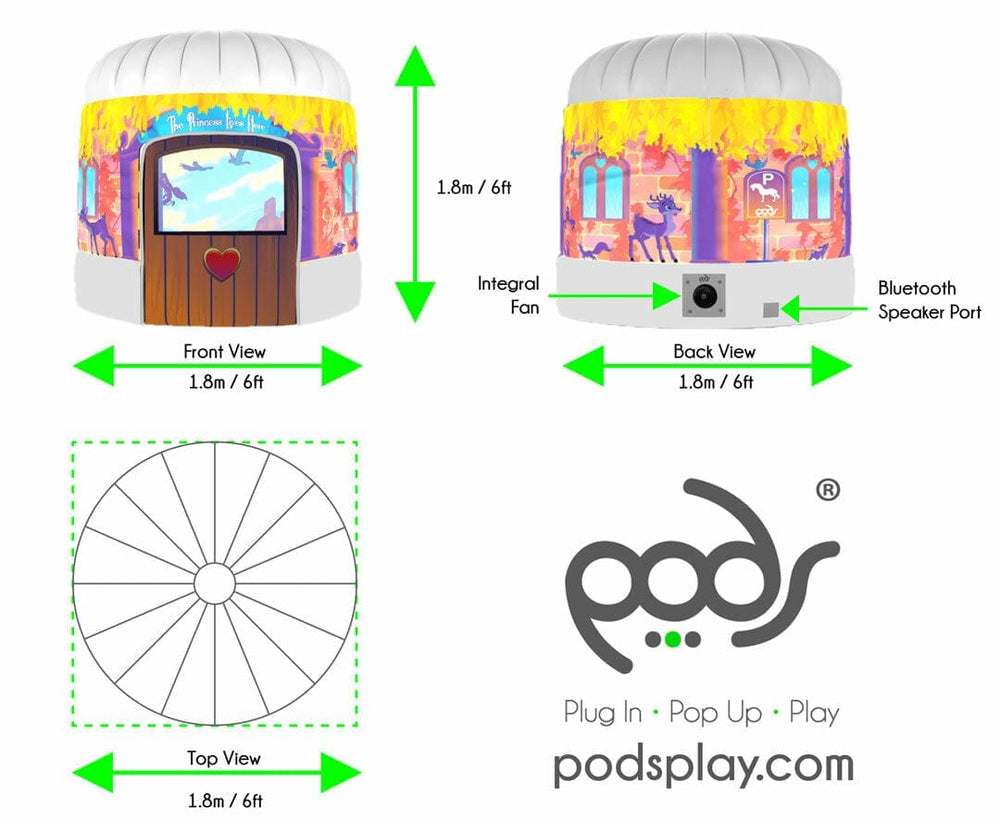 
                  
                    PODS Magical Princess Palace Tent - PODS Playshop_name#
                  
                