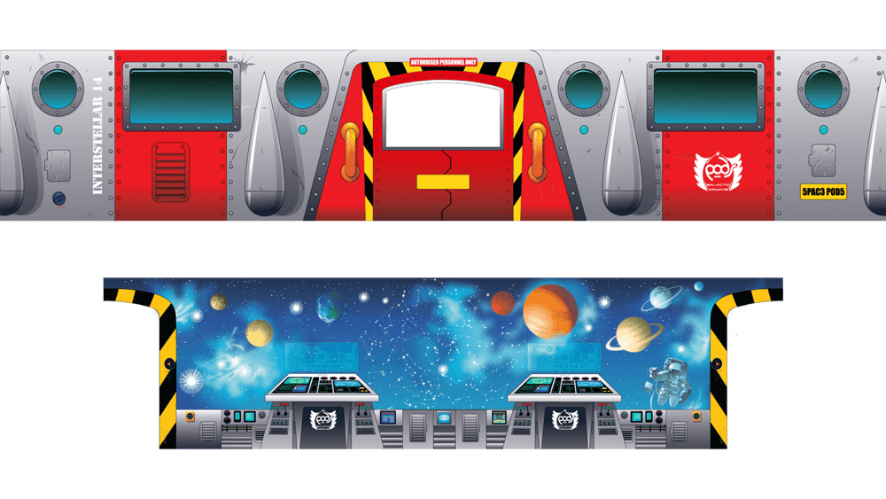 PODS Removable Theme Galactic Space Adventure - PODS Playshop_name#