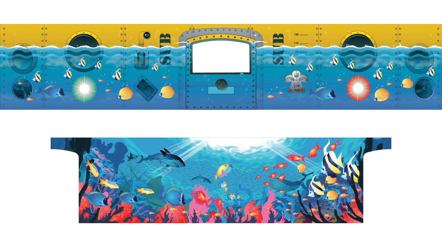 PODSmini Removable Theme: Sub Aqua Quest - PODS Playshop_name#