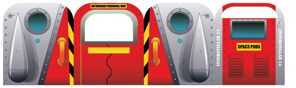 PODSpop Removable Jacket - Galactic Space Adventure